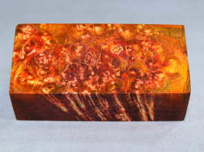 Stabilized Maple Burl Wood Mod Block